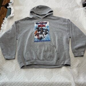 NFL Buffalo Bills Beasts of The East Graphic Gray Hoodie (XL)